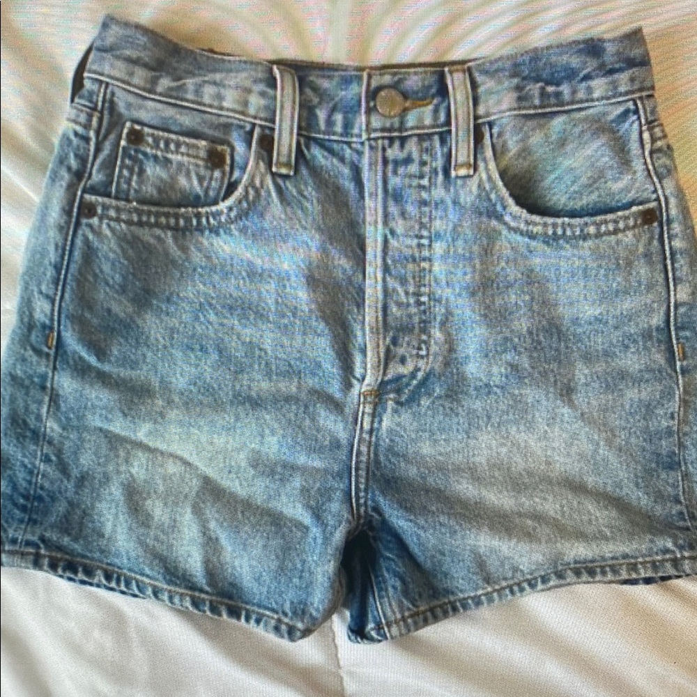 Denim Athletic Shorts